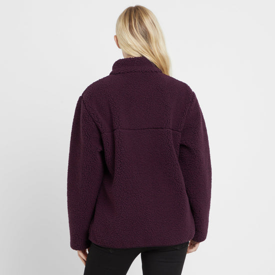 Green Label Womens Nethy Borg Fleece Plum