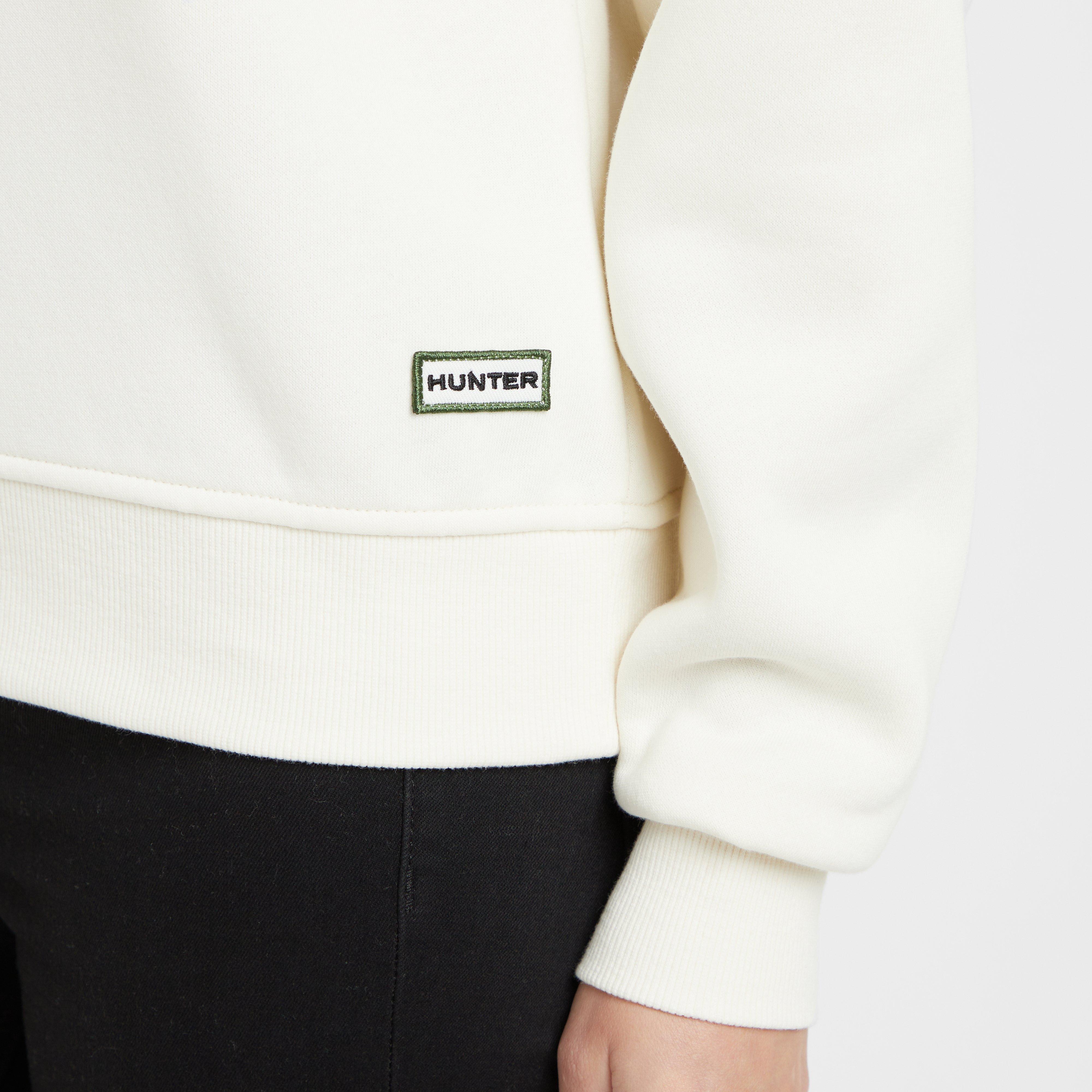 Green Label Womens Haven Crew Neck Sweatshirt Antique White