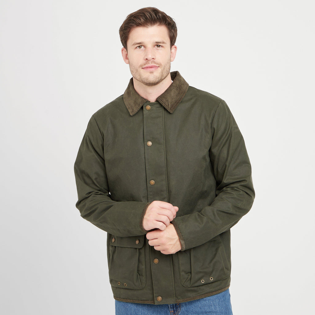 Hunter Green Label Mens Kilmar Wax Jacket Green Naylors Hunter Green Label Mens Kilmar Wax Jacket Green Naylors