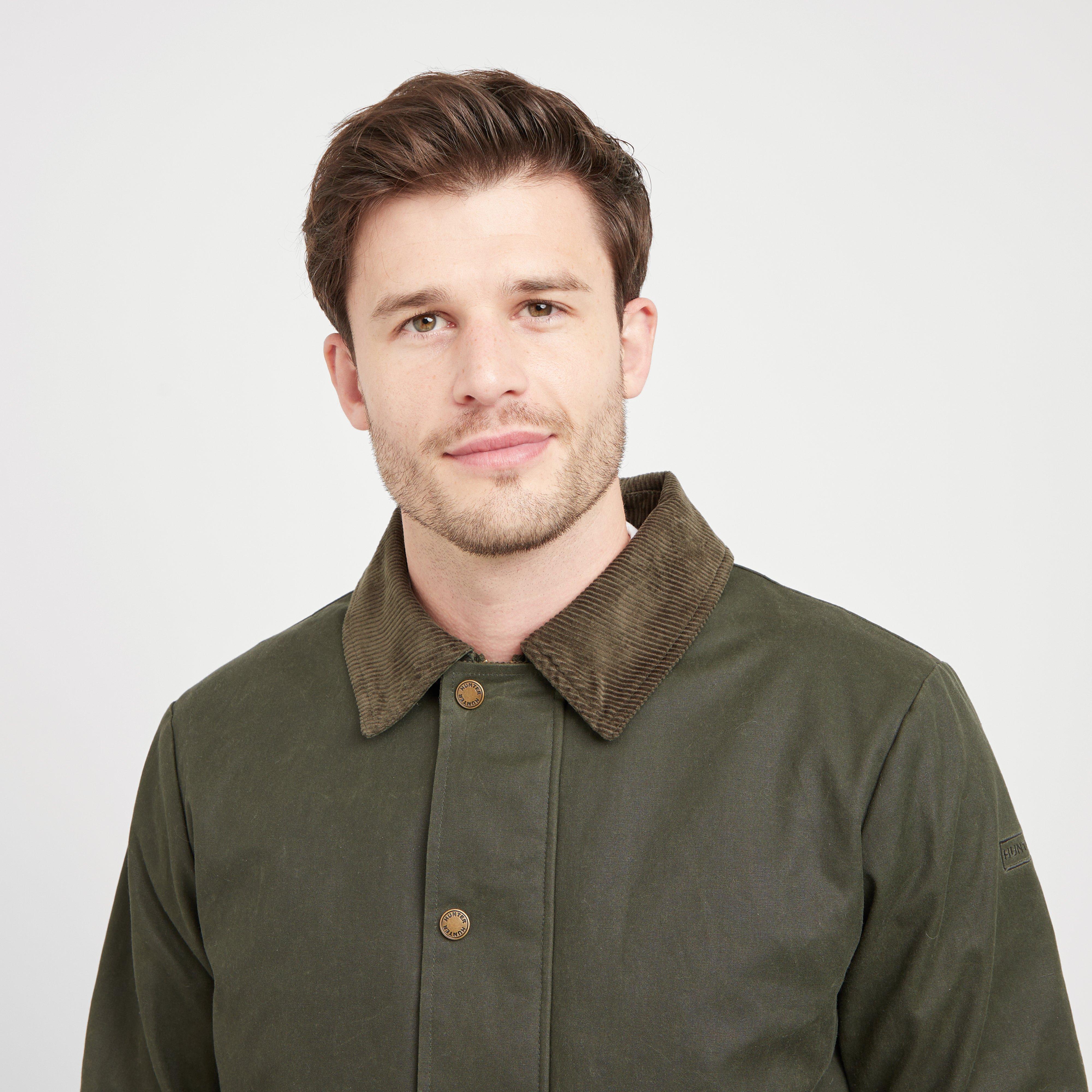 Green Label Mens Kilmar Wax Jacket Green