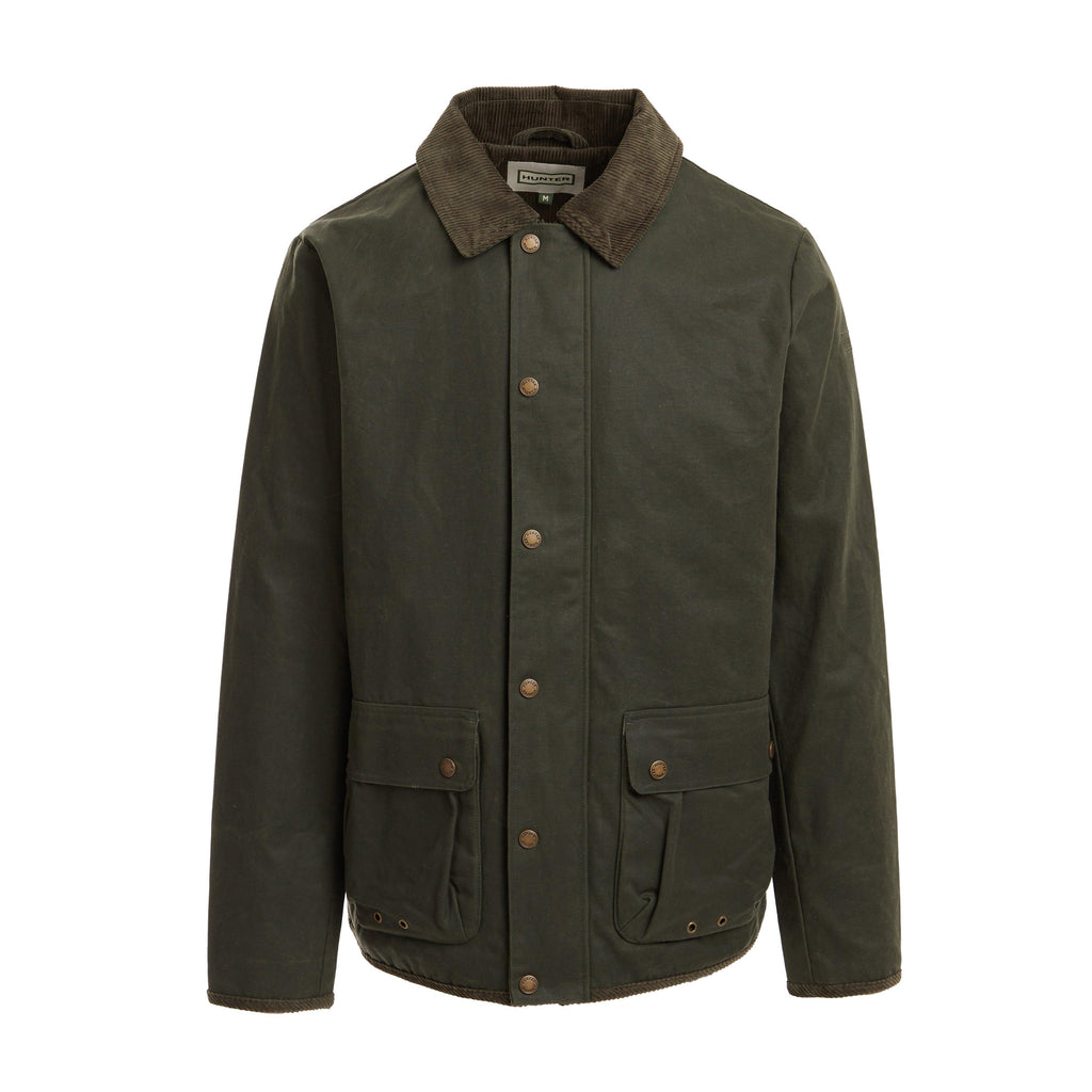 Green Label Mens Kilmar Wax Jacket Green