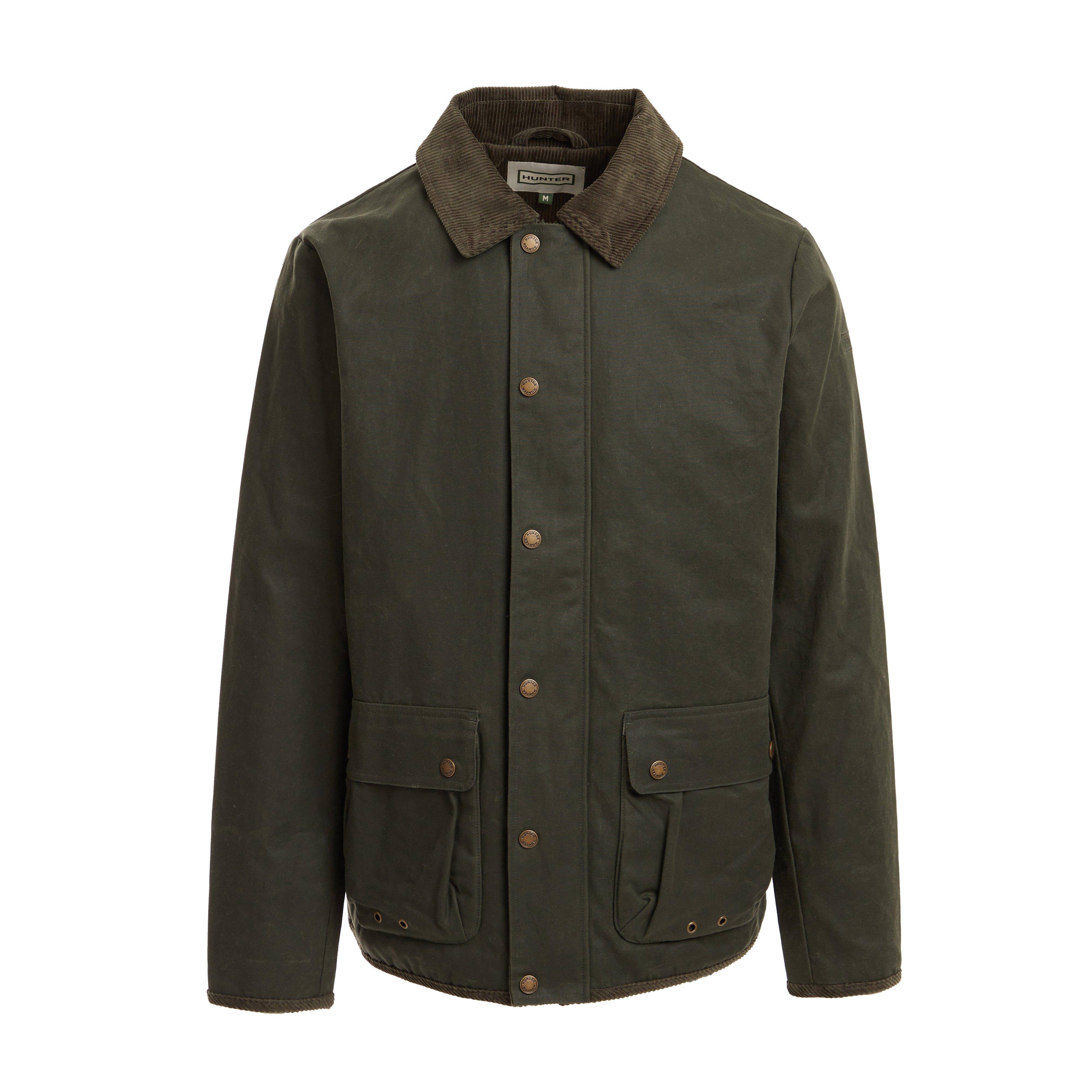 Green Label Mens Kilmar Wax Jacket Green