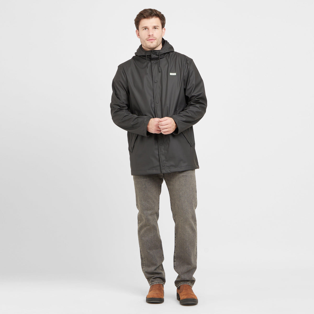 Green Label Mens Tilloch Anorak Black