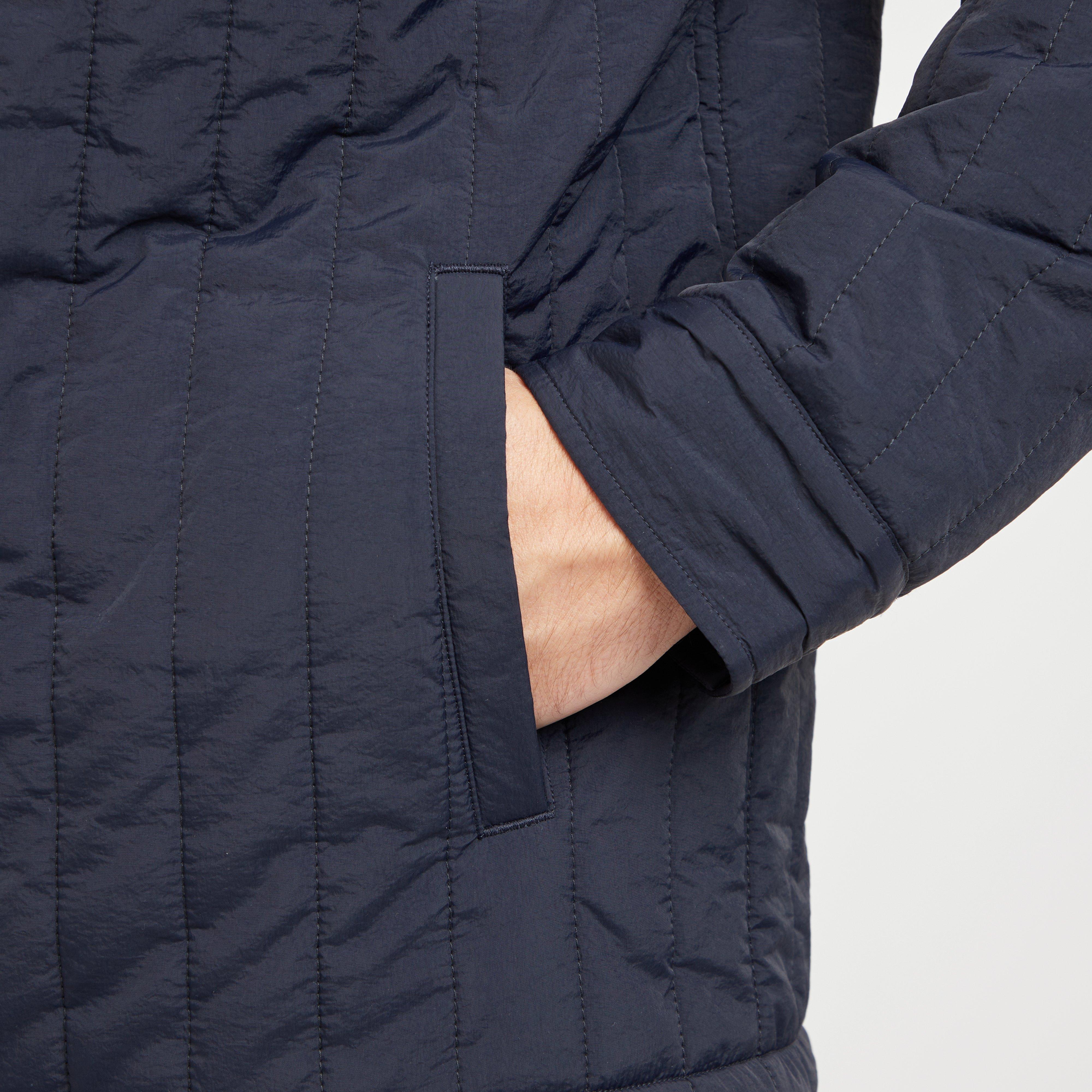 Green Label Mens Caldy Quilted Jacket Navy