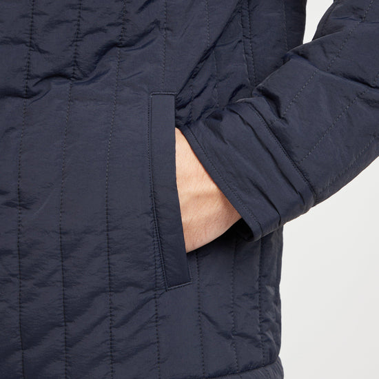 Green Label Mens Caldy Quilted Jacket Navy