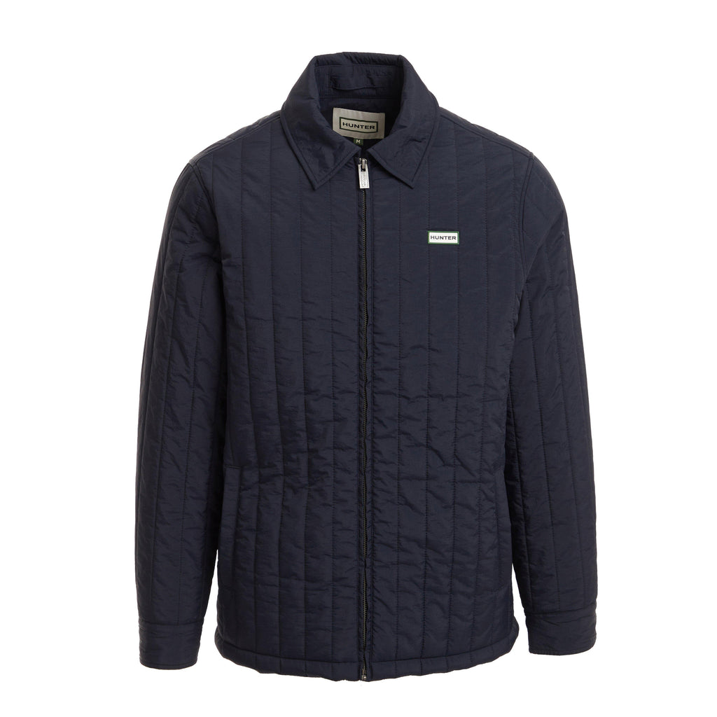 Green Label Mens Caldy Quilted Jacket Navy