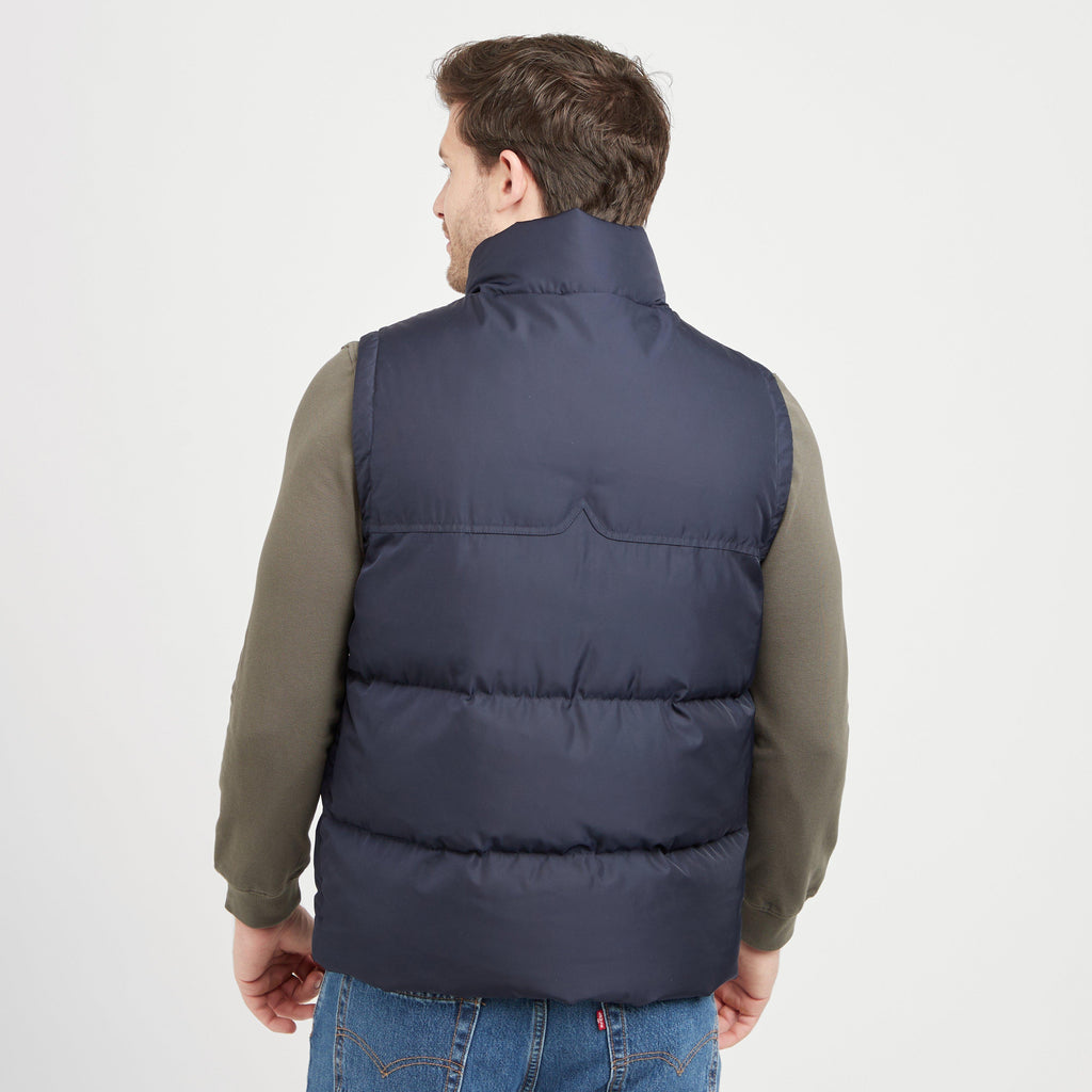 Green Label Mens Dunfer Gilet Night Sky