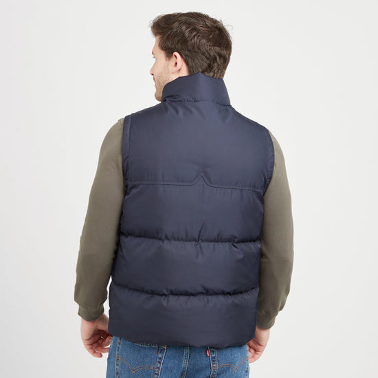 Green Label Mens Dunfer Gilet Night Sky