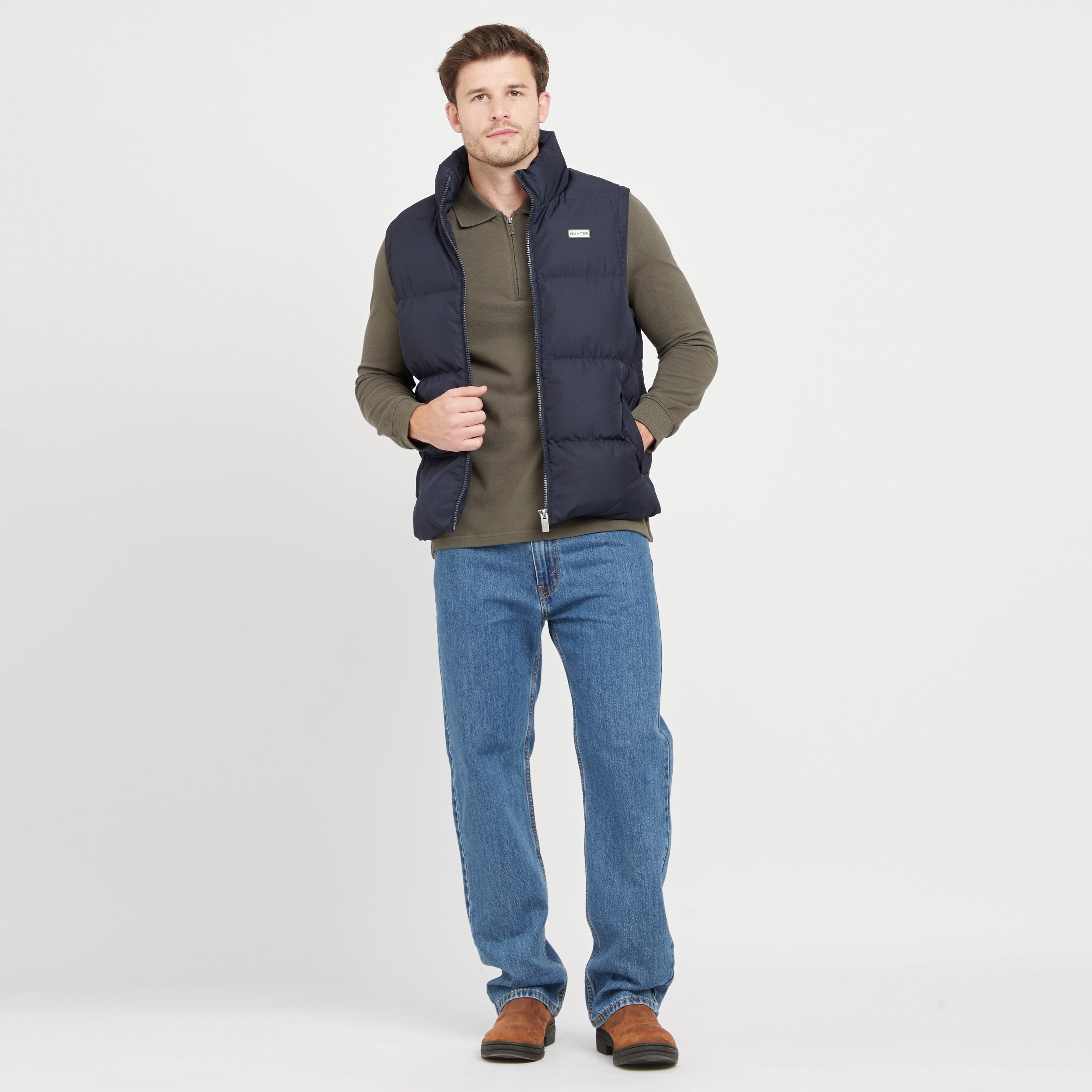 Green Label Mens Dunfer Gilet Night Sky