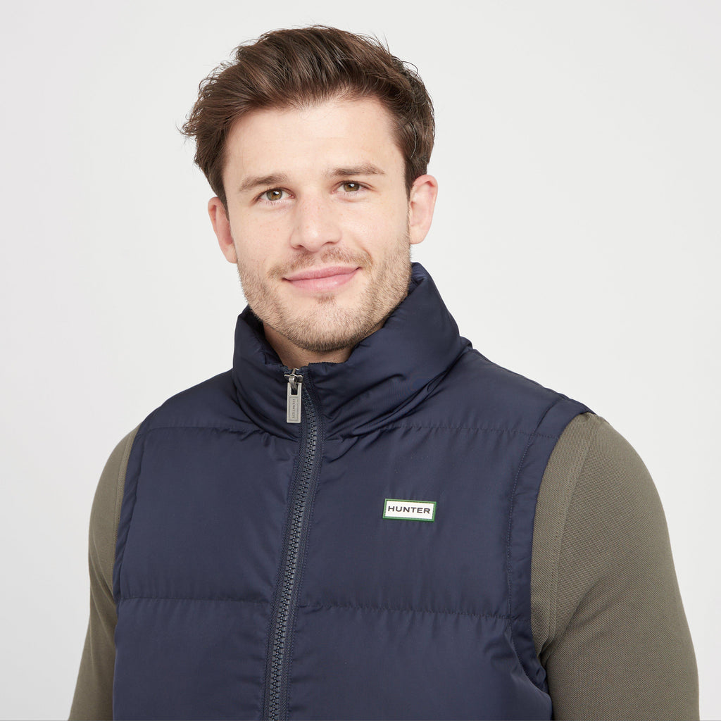 Green Label Mens Dunfer Gilet Night Sky