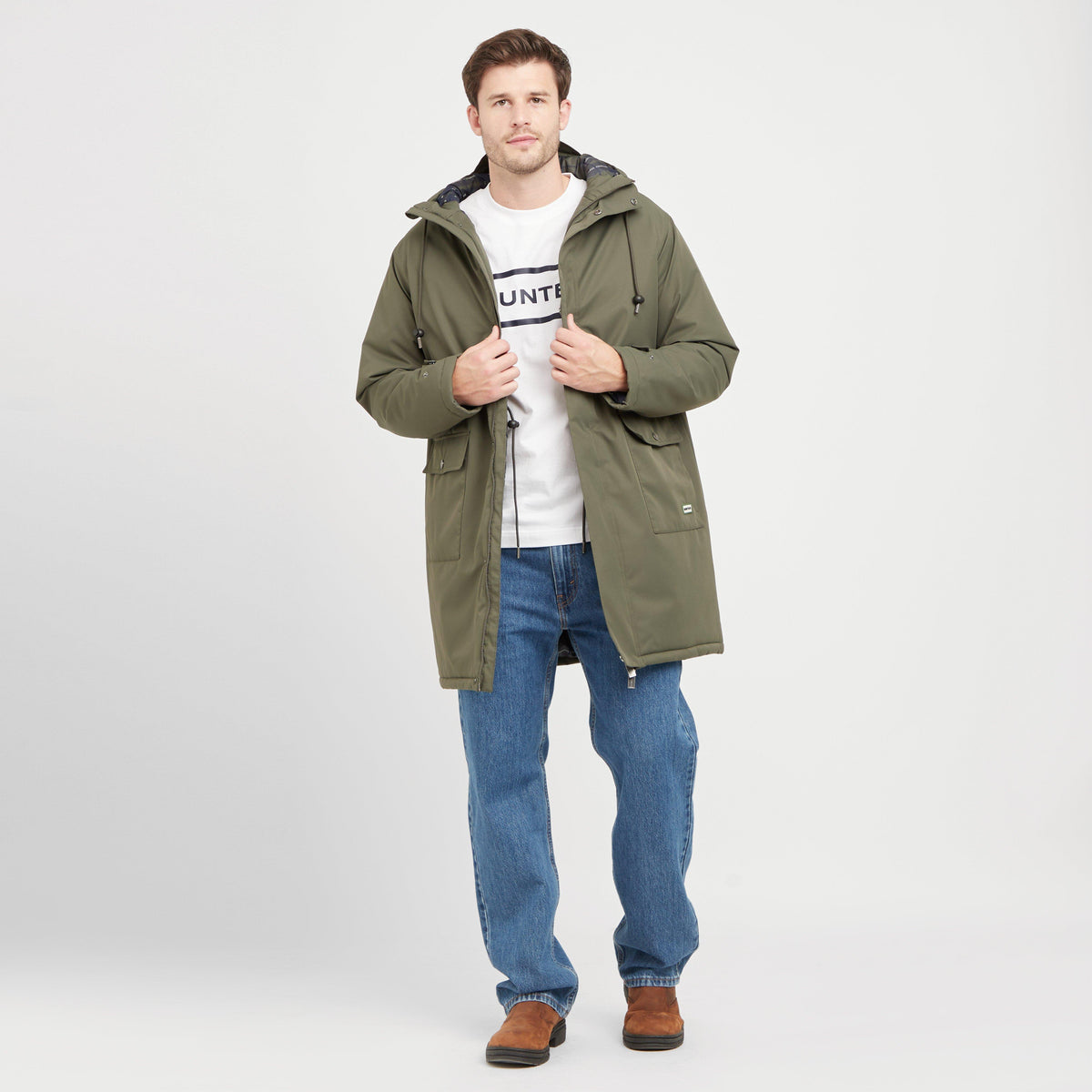 Green Label Mens Greenock Parka Kambaba
