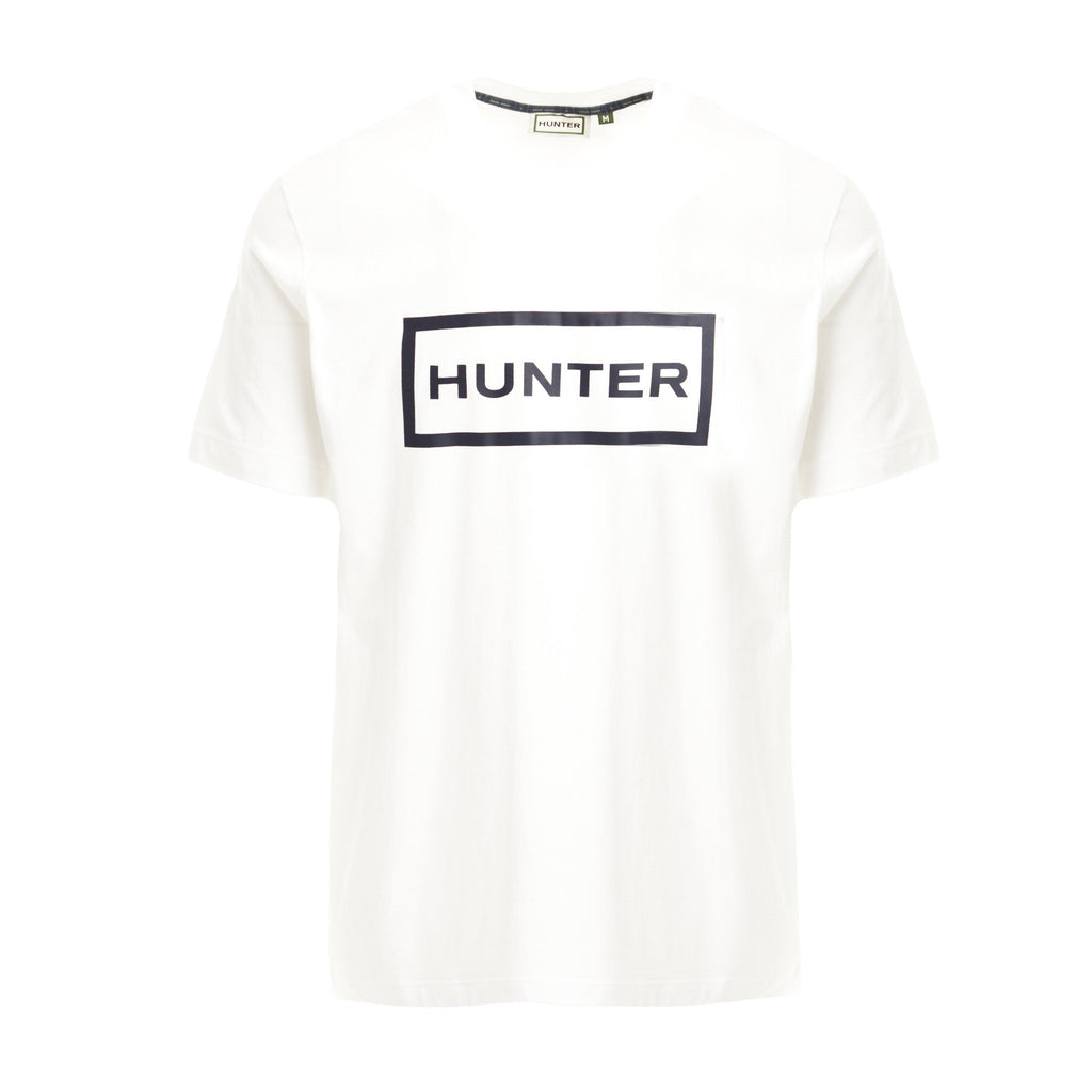 Green Label Mens Barry Big Logo T-Shirt White