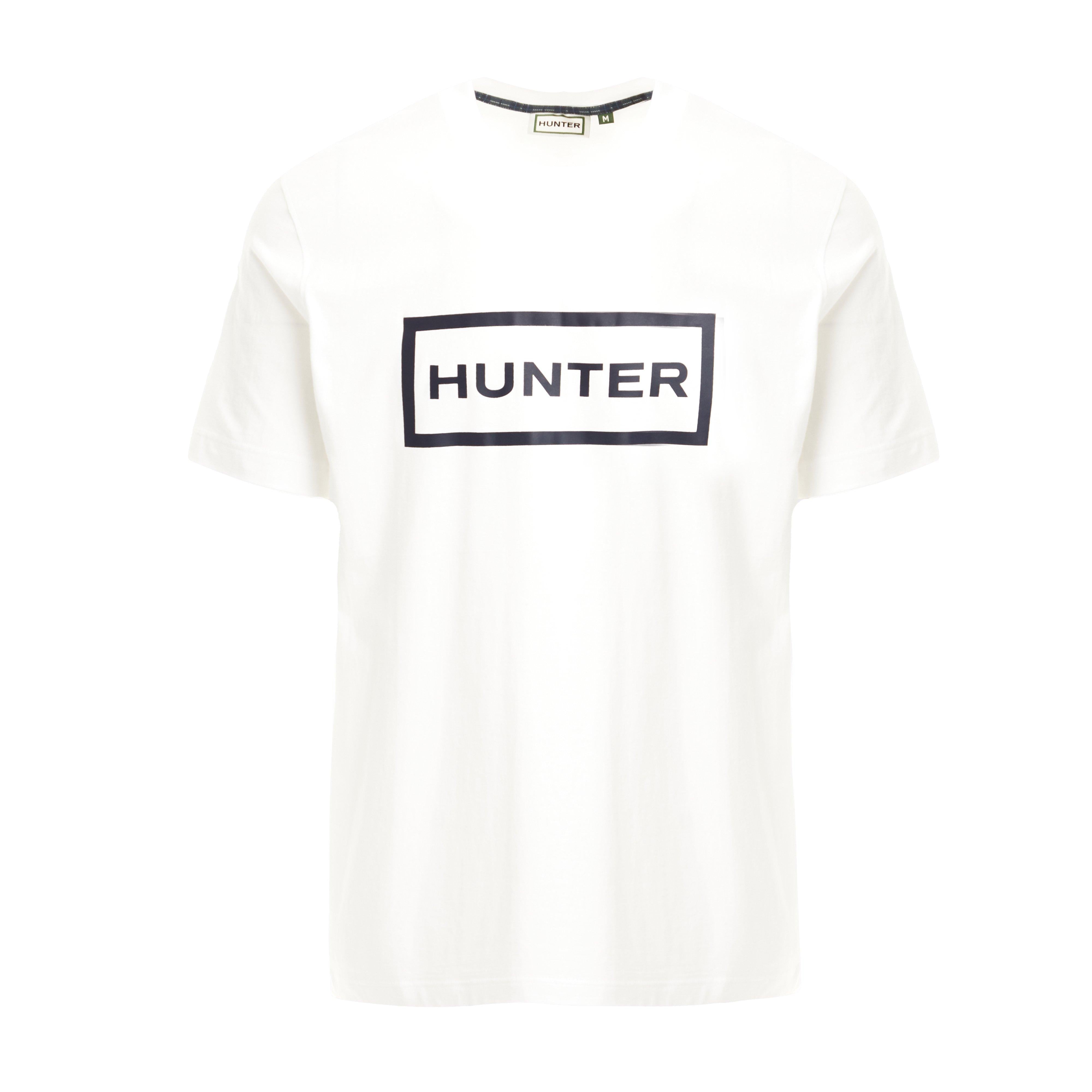 Green Label Mens Barry Big Logo T-Shirt White