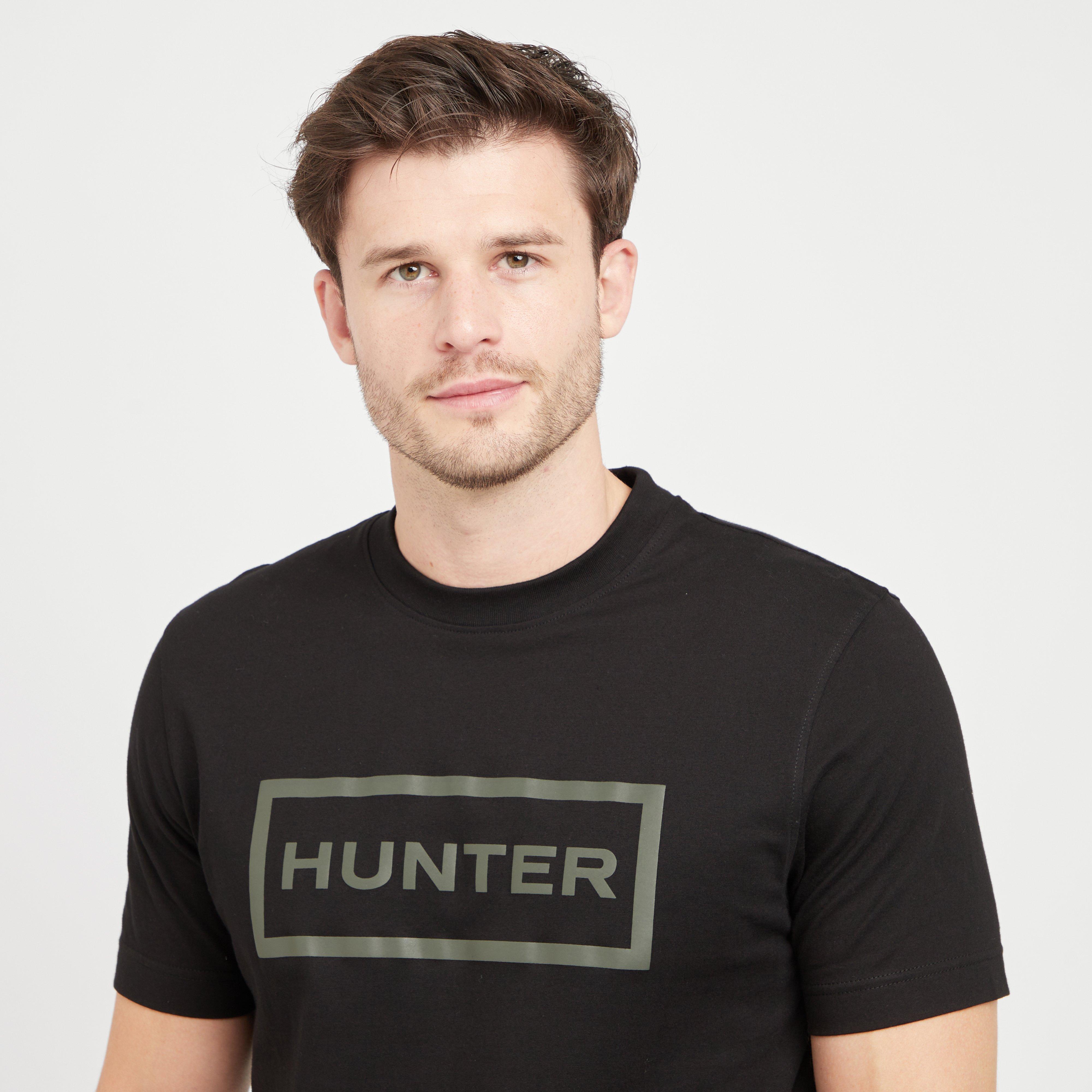 Green Label Mens Barry Big Logo T-Shirt Black