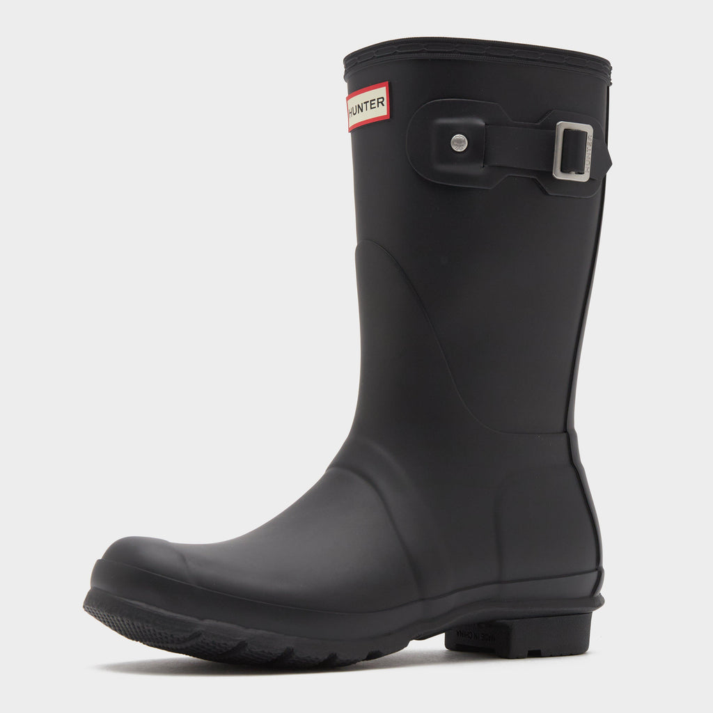 Womens Original Short Wellington Boots Black