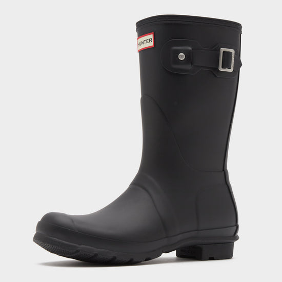 Womens Original Short Wellington Boots Black