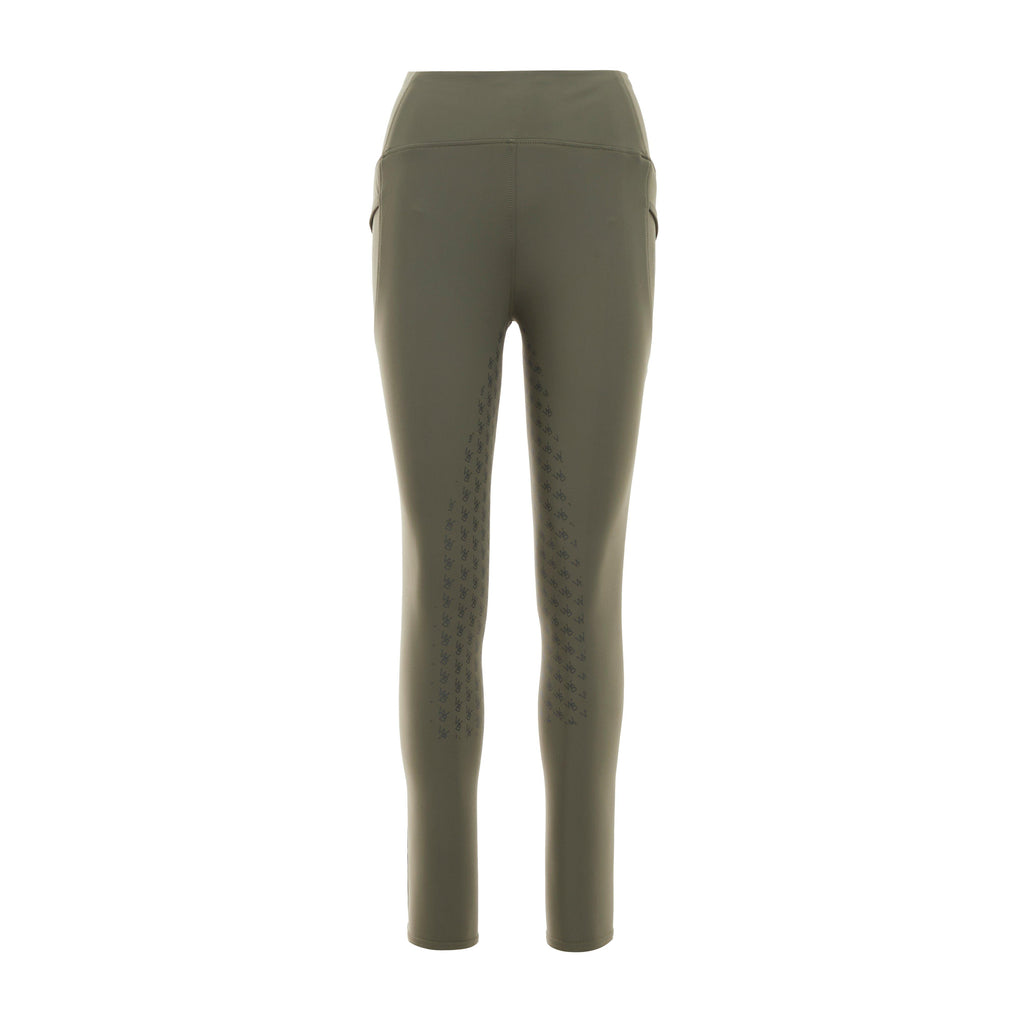 Womens Thermal Riding Tights Olive Night