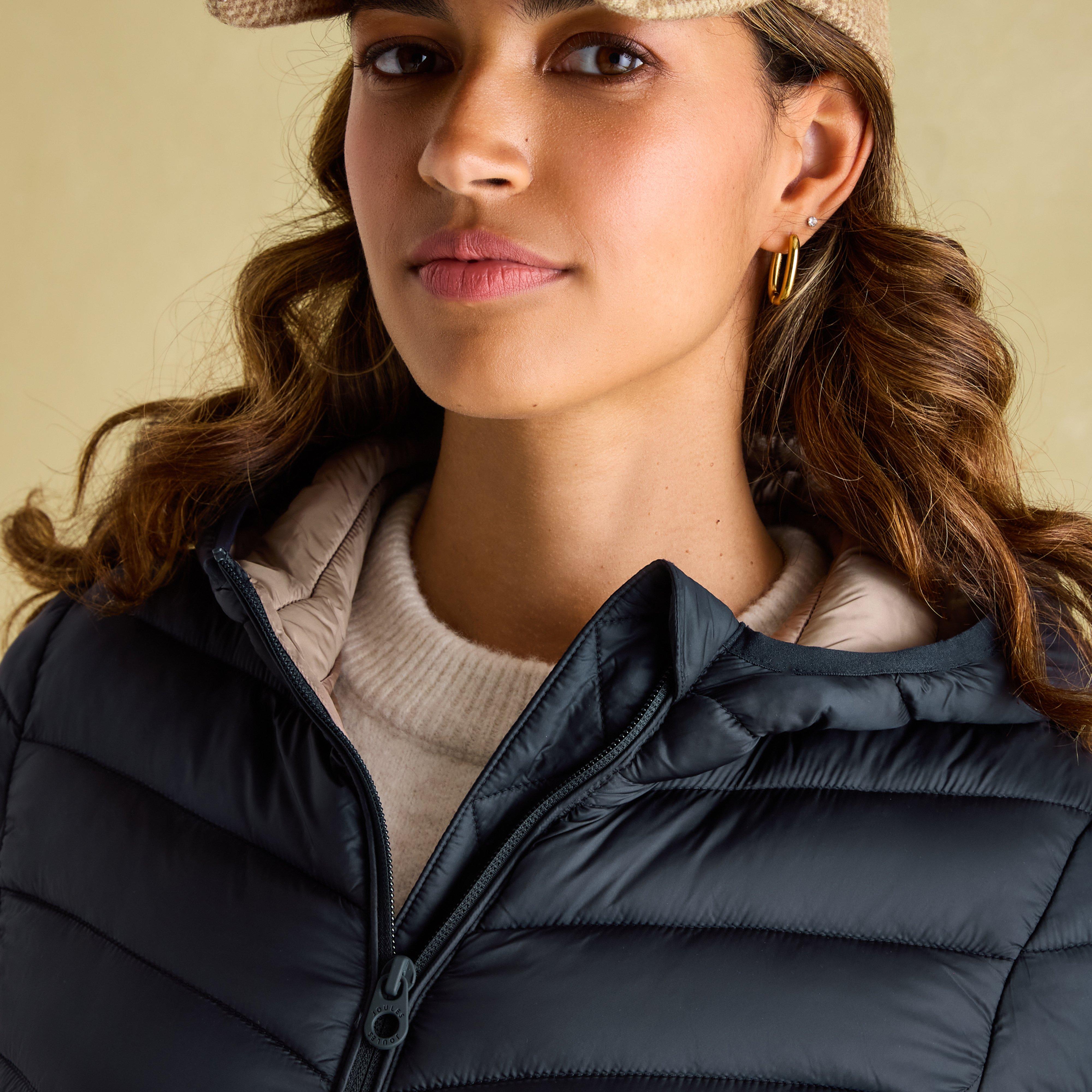 Womens Kenley Showerproof Padded Coat With Hood Navy