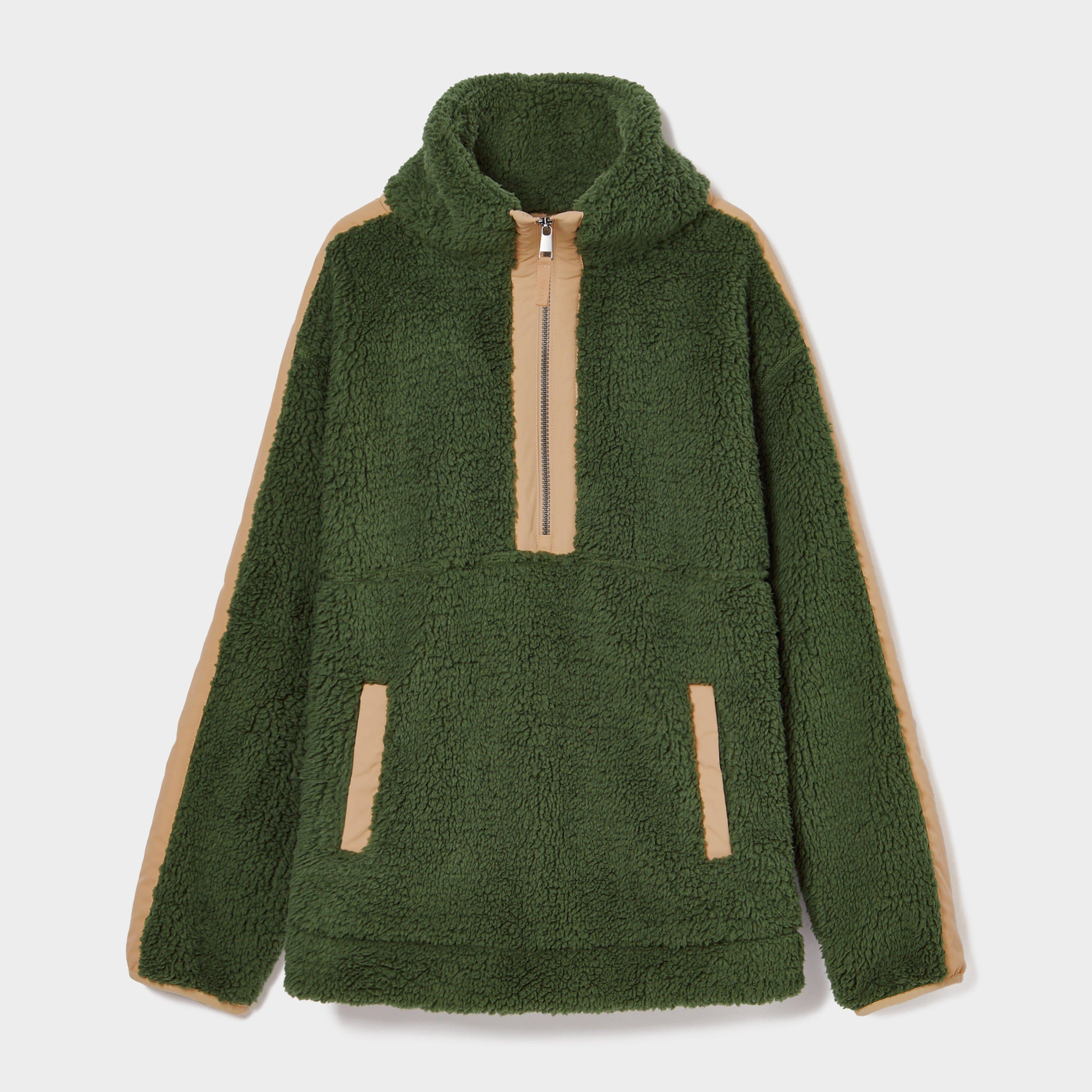 Womens Tilly Quarter Zip Fleece Green