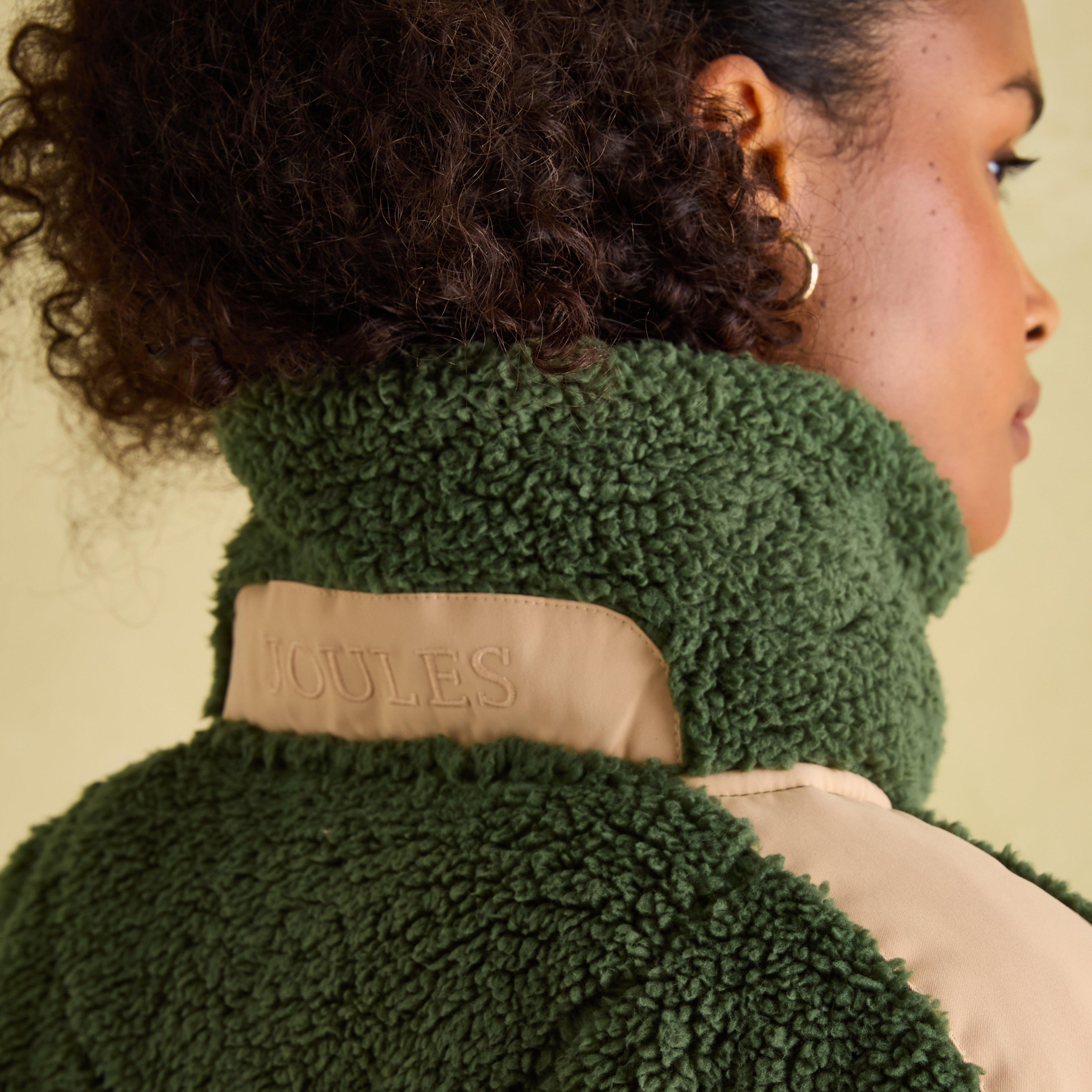 Womens Tilly Quarter Zip Fleece Green