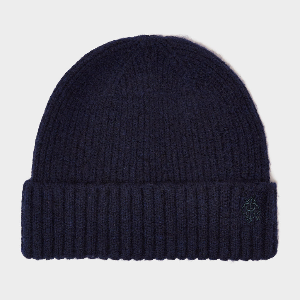 Mens Berwick Beanie Hat Navy