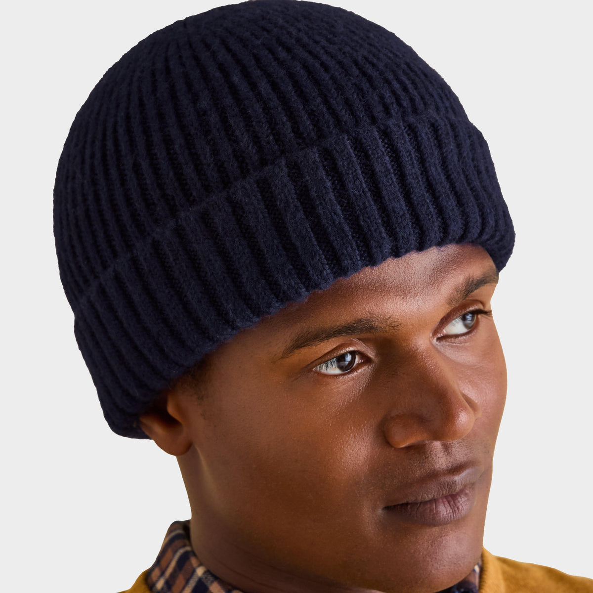 Mens Berwick Beanie Hat Navy