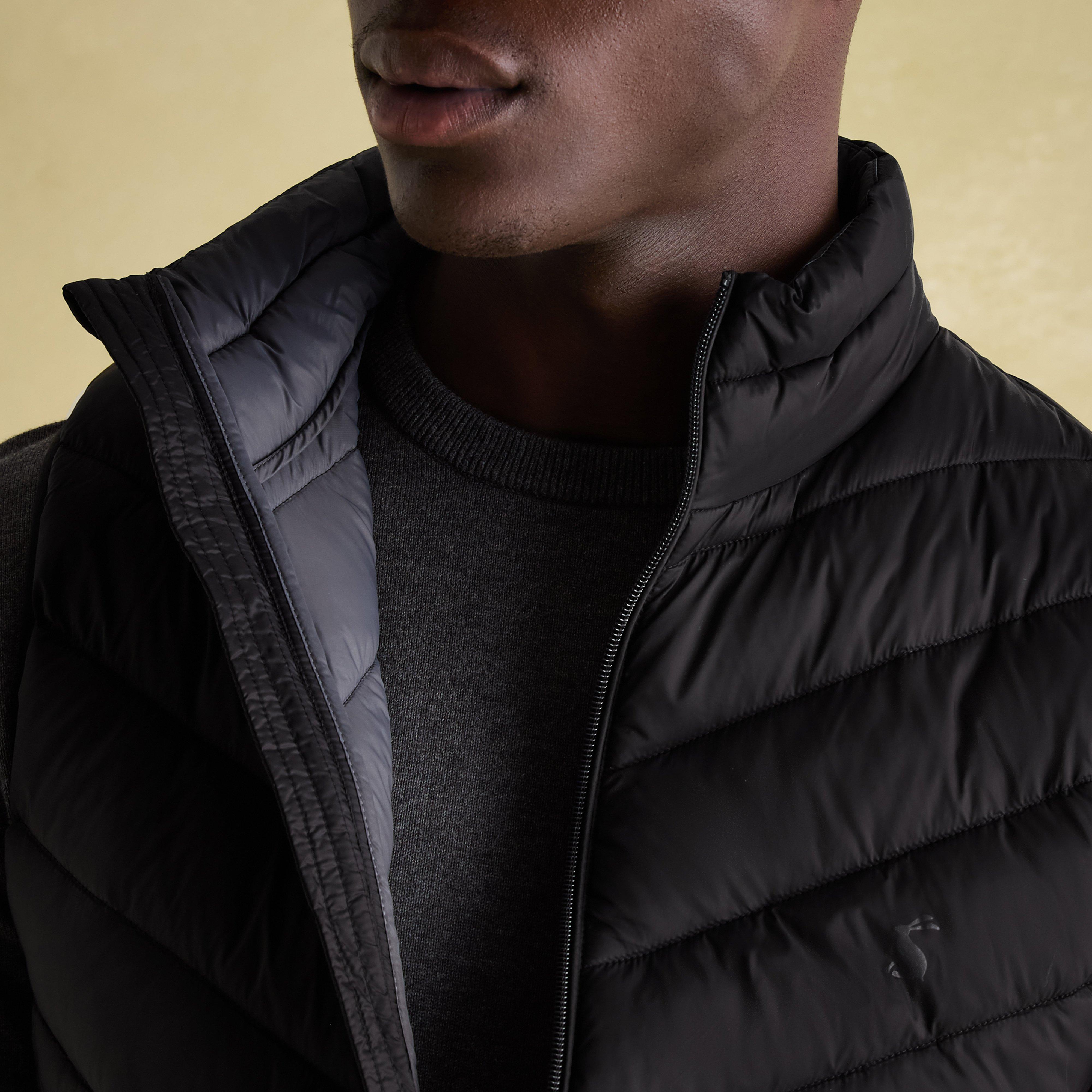 Mens Garrett Showerproof Padded Gilet Black