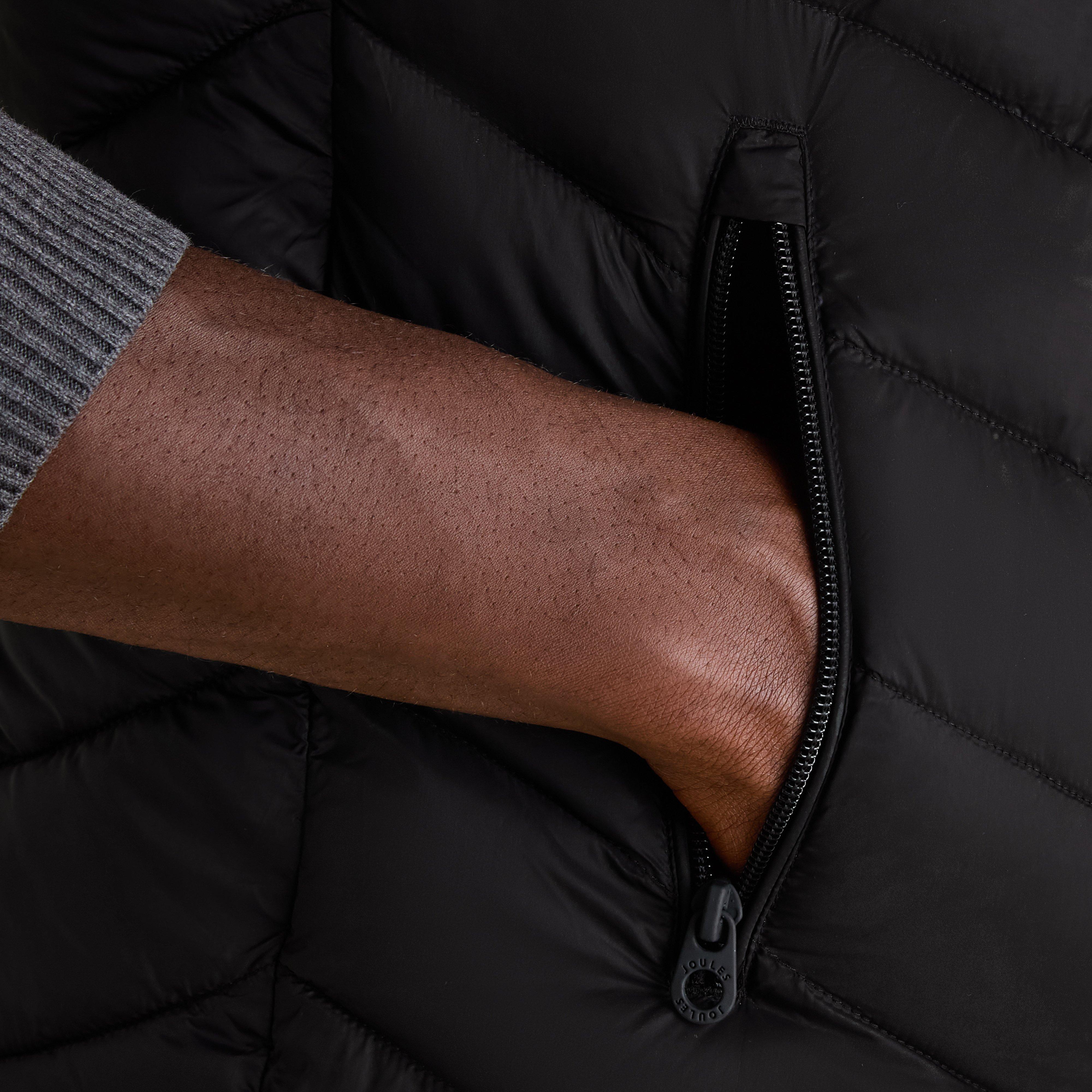 Mens Garrett Showerproof Padded Gilet Black