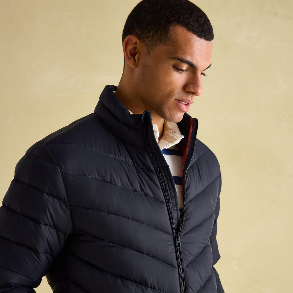 Mens Garrett Showerproof Padded Jacket Navy