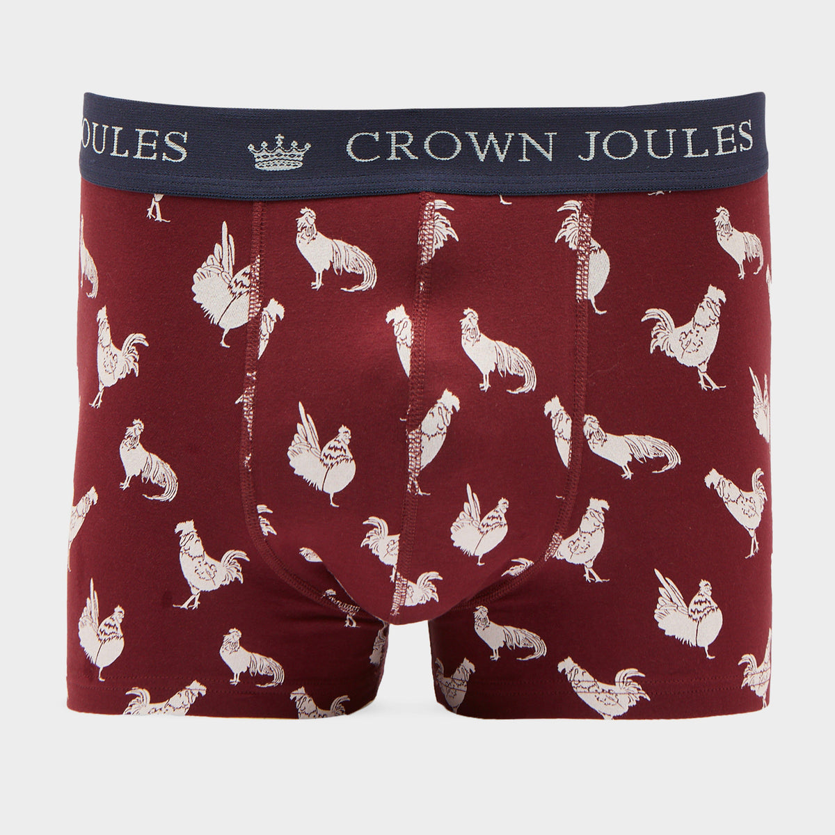 Mens Crown Pack of Two Cotton Briefs Red/Green