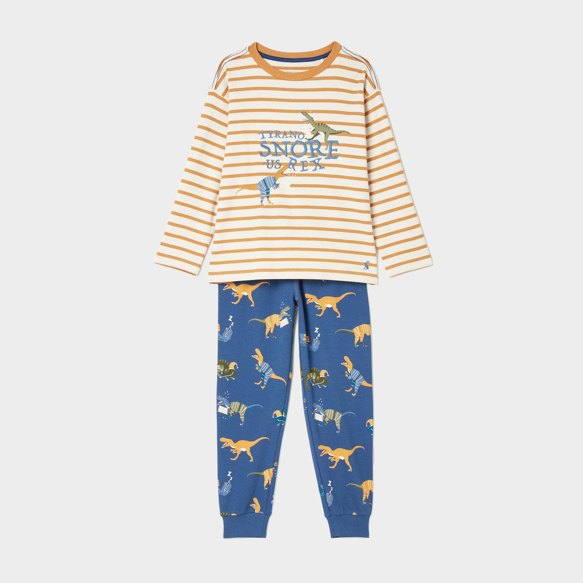 Kids Doze Days Print Jersey Pyjama Set Dinosaurs