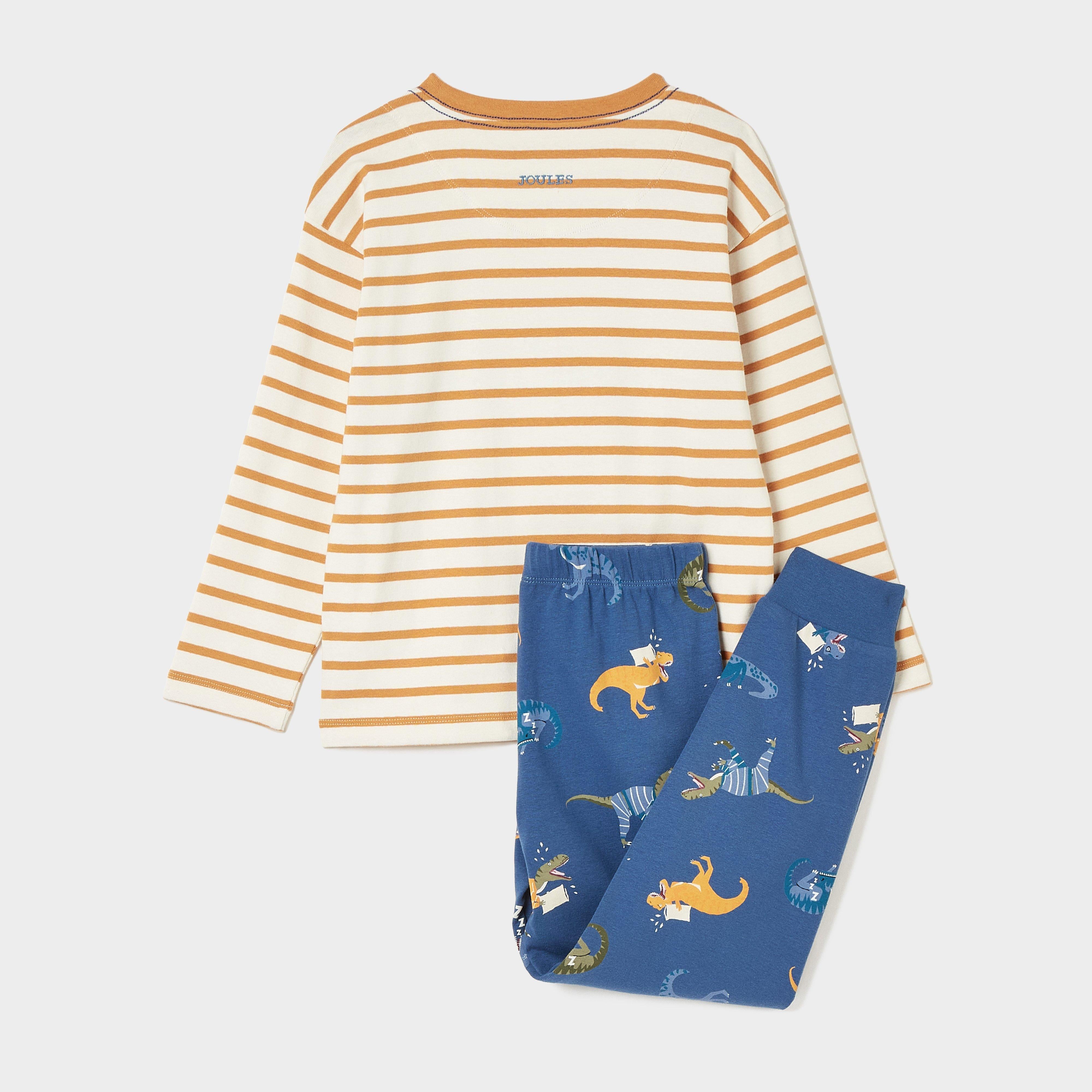 Kids Doze Days Print Jersey Pyjama Set Dinosaur
