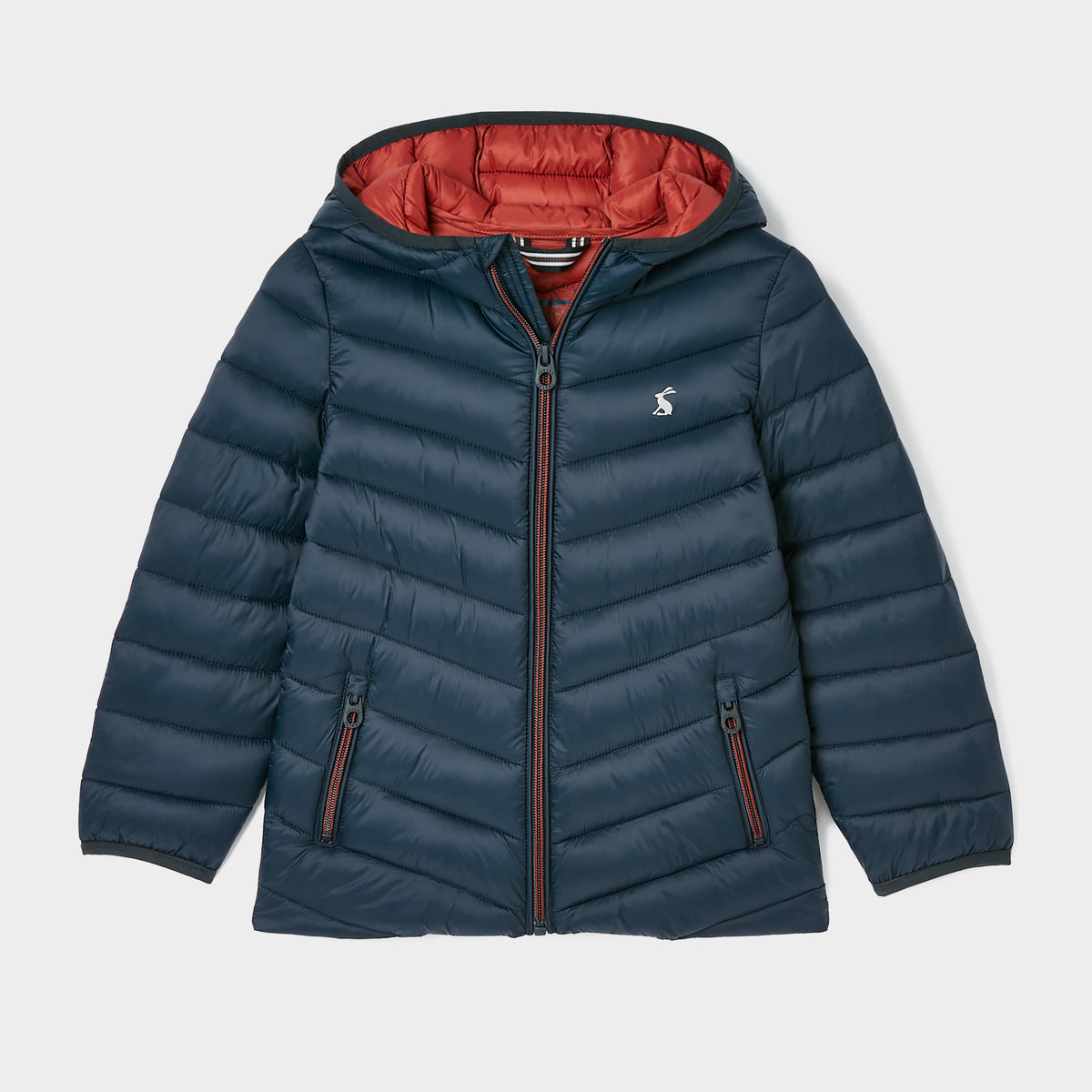 Kids Cairn Showerproof Padded Coat Navy Blue