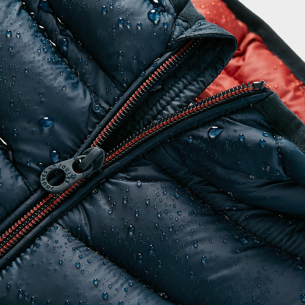 Kids Cairn Showerproof Padded Coat Navy Blue