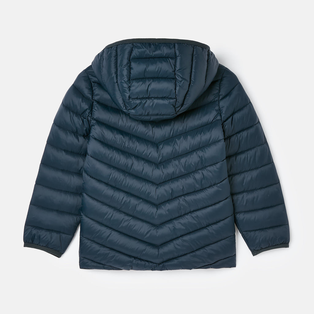 Kids Cairn Showerproof Padded Coat Navy Blue