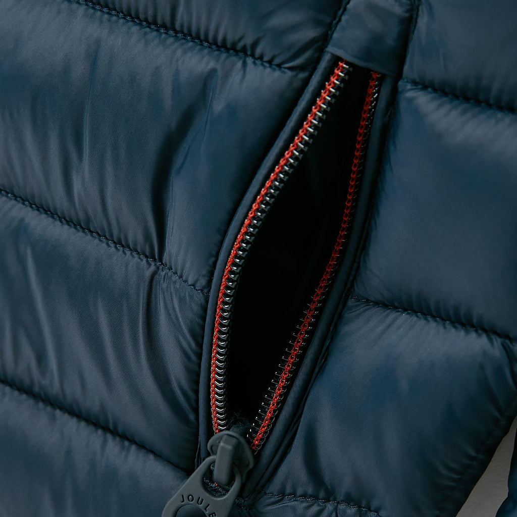 Kids Cairn Showerproof Padded Coat Navy Blue