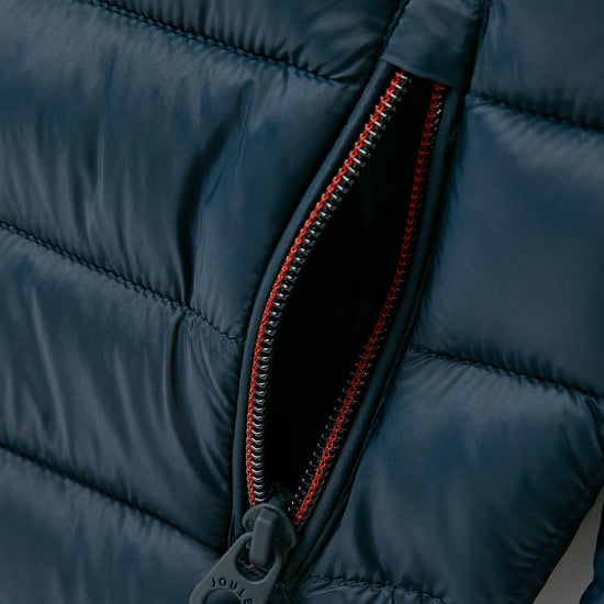 Kids Cairn Showerproof Padded Coat Navy Blue