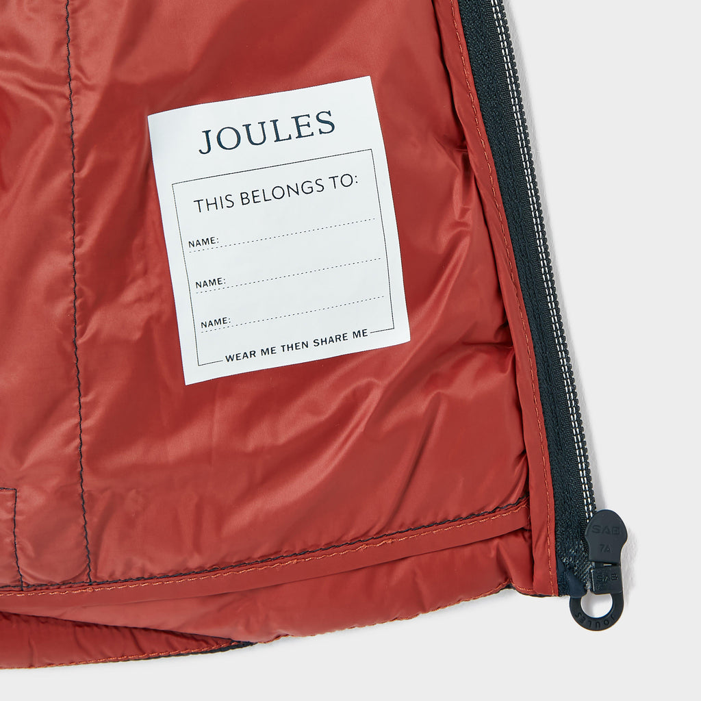 Kids Cairn Showerproof Padded Coat Navy Blue