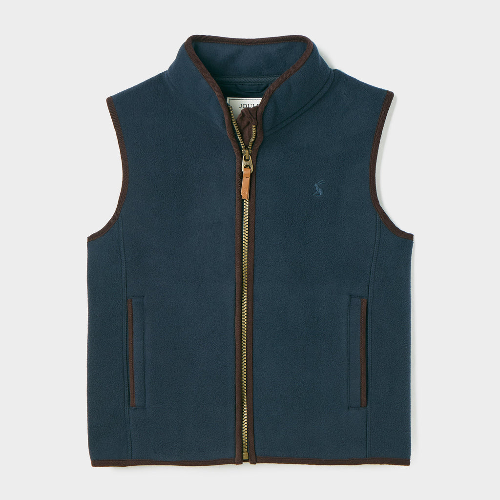Kids Coxton Fleece Gilet Blue