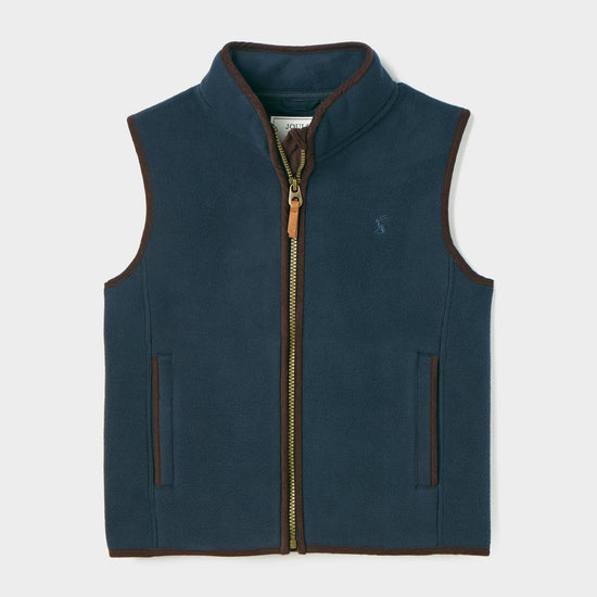 Kids Coxton Fleece Gilet Blue