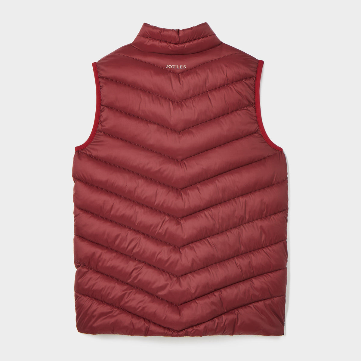 Kids Crofton Showerproof Quilted Gilet Berry Red