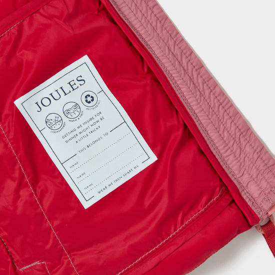 Kids Kinnaird Showerproof Padded Coat Pink