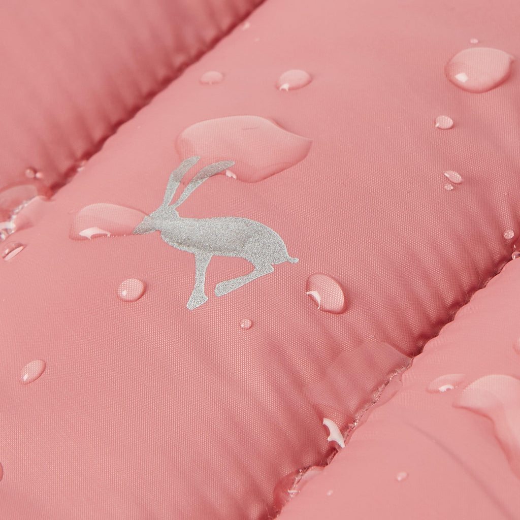 Kids Crofton Showerproof Quilted Gilet Pink