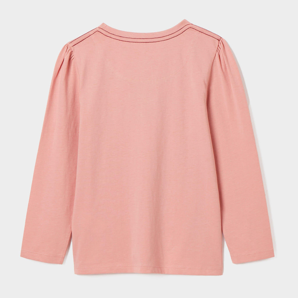 Kids Bessie Artwork T-Shirt Pink