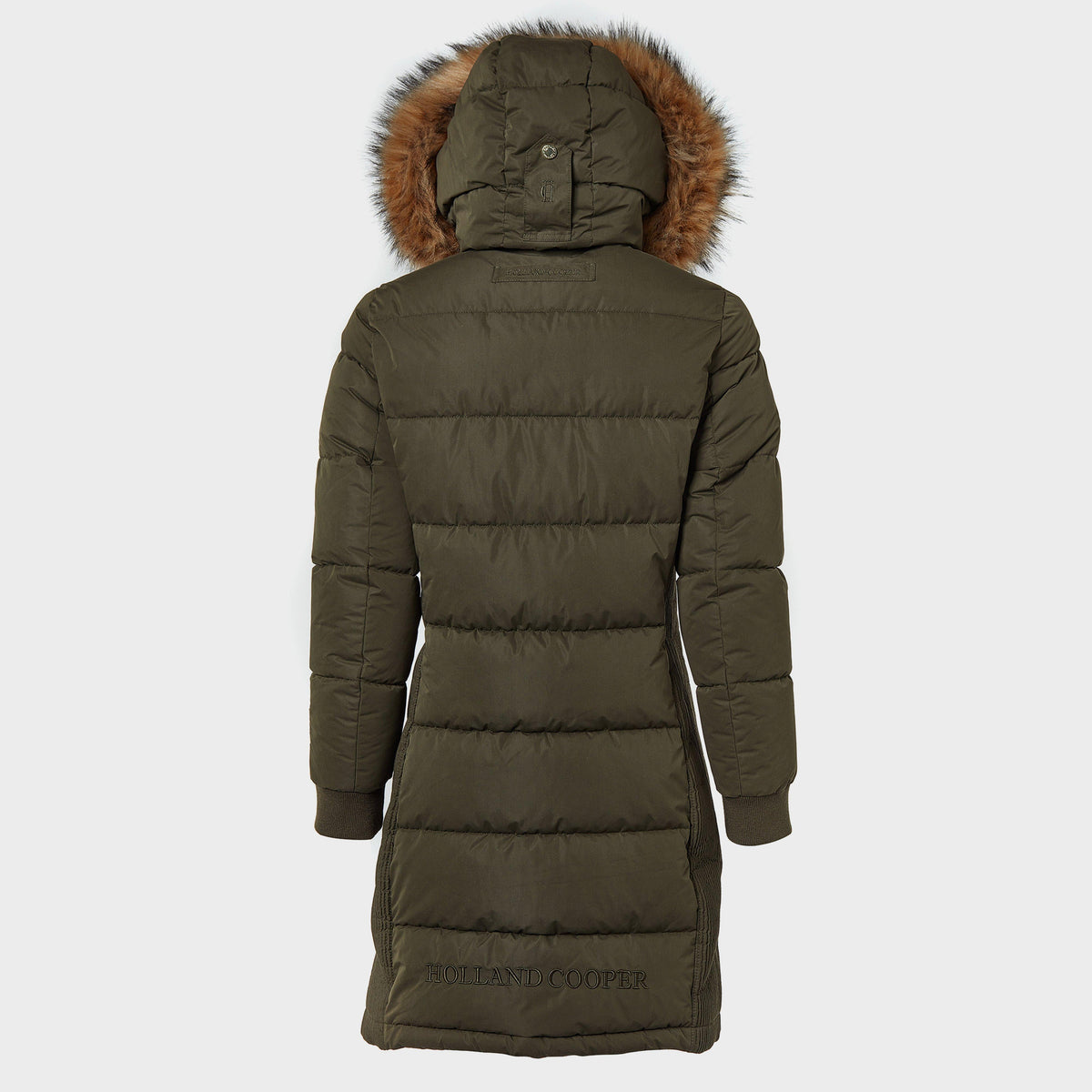 Womens Team Padded Coat Khaki