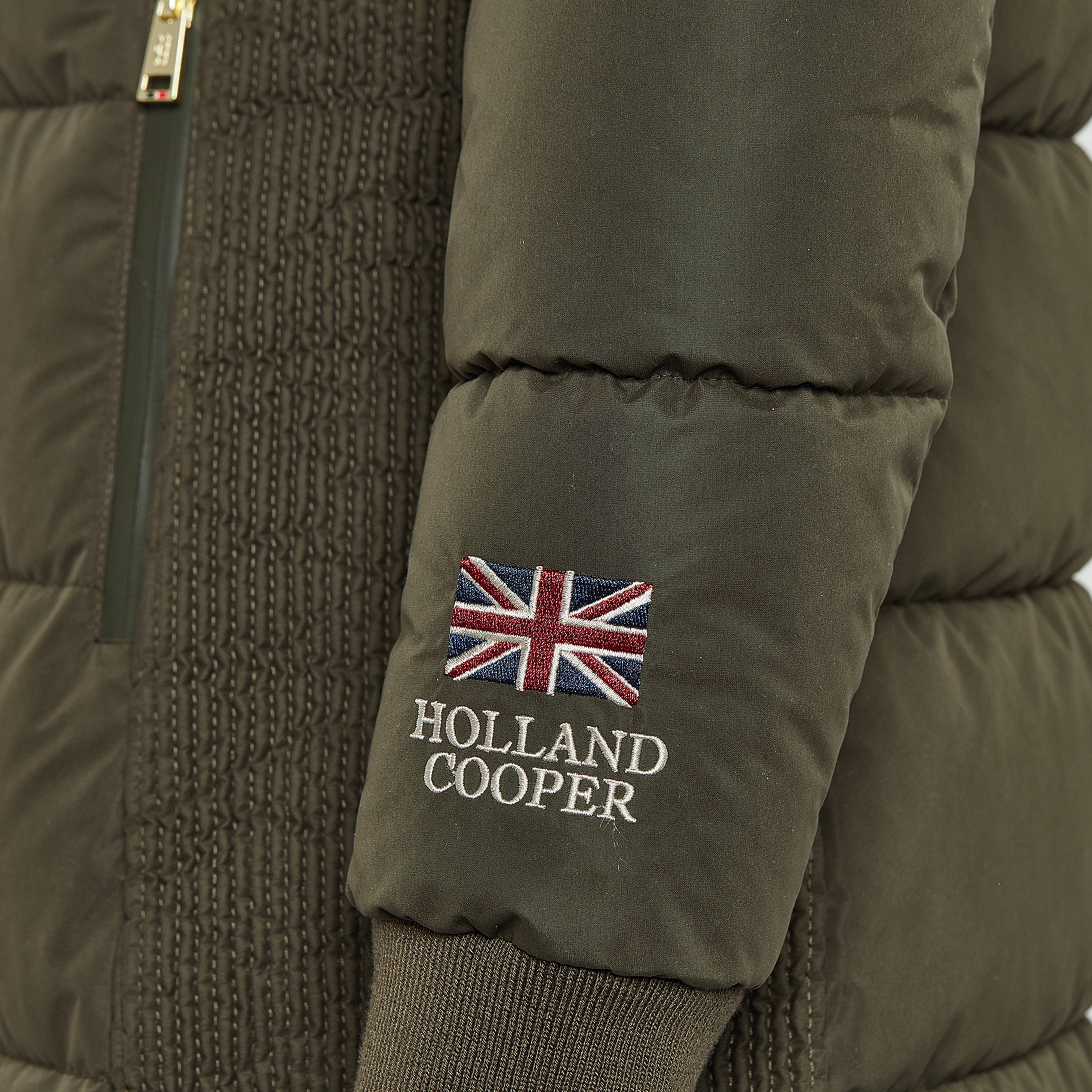 Womens Team Padded Coat Khaki