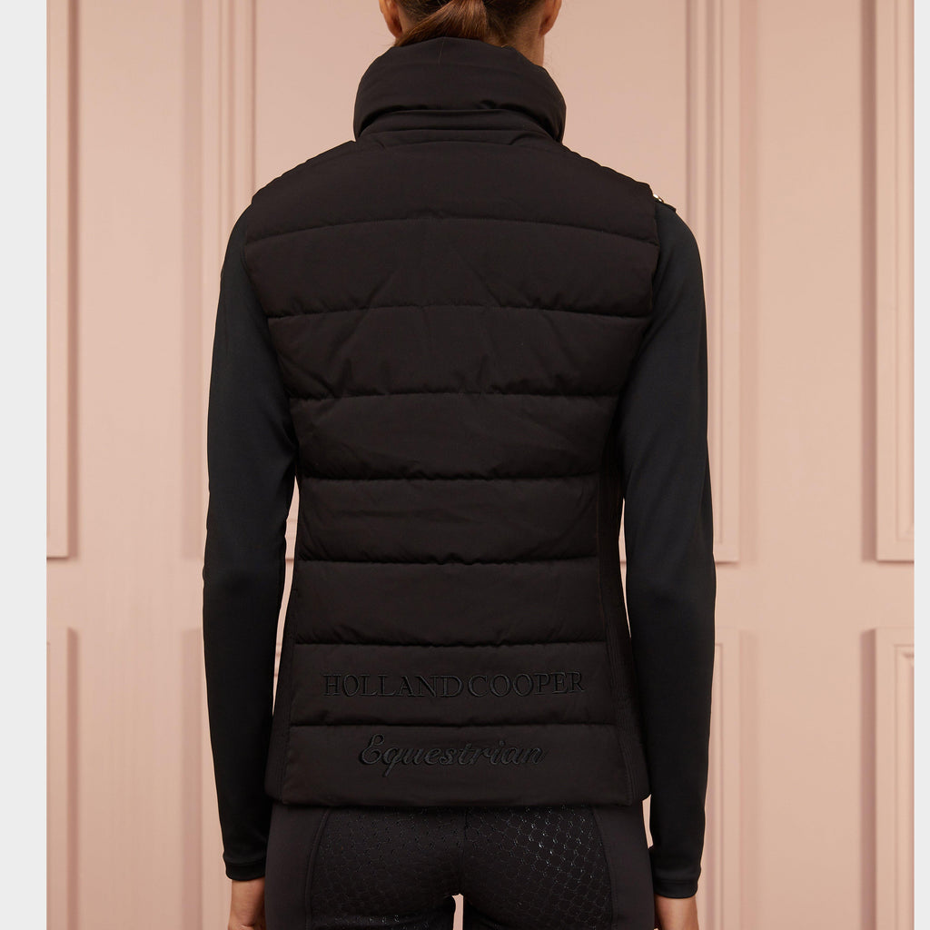 Womens Team Gilet Black