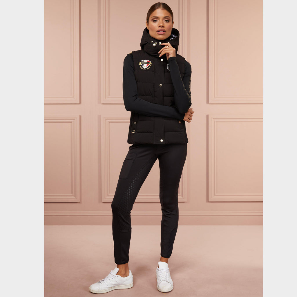Womens Team Gilet Black