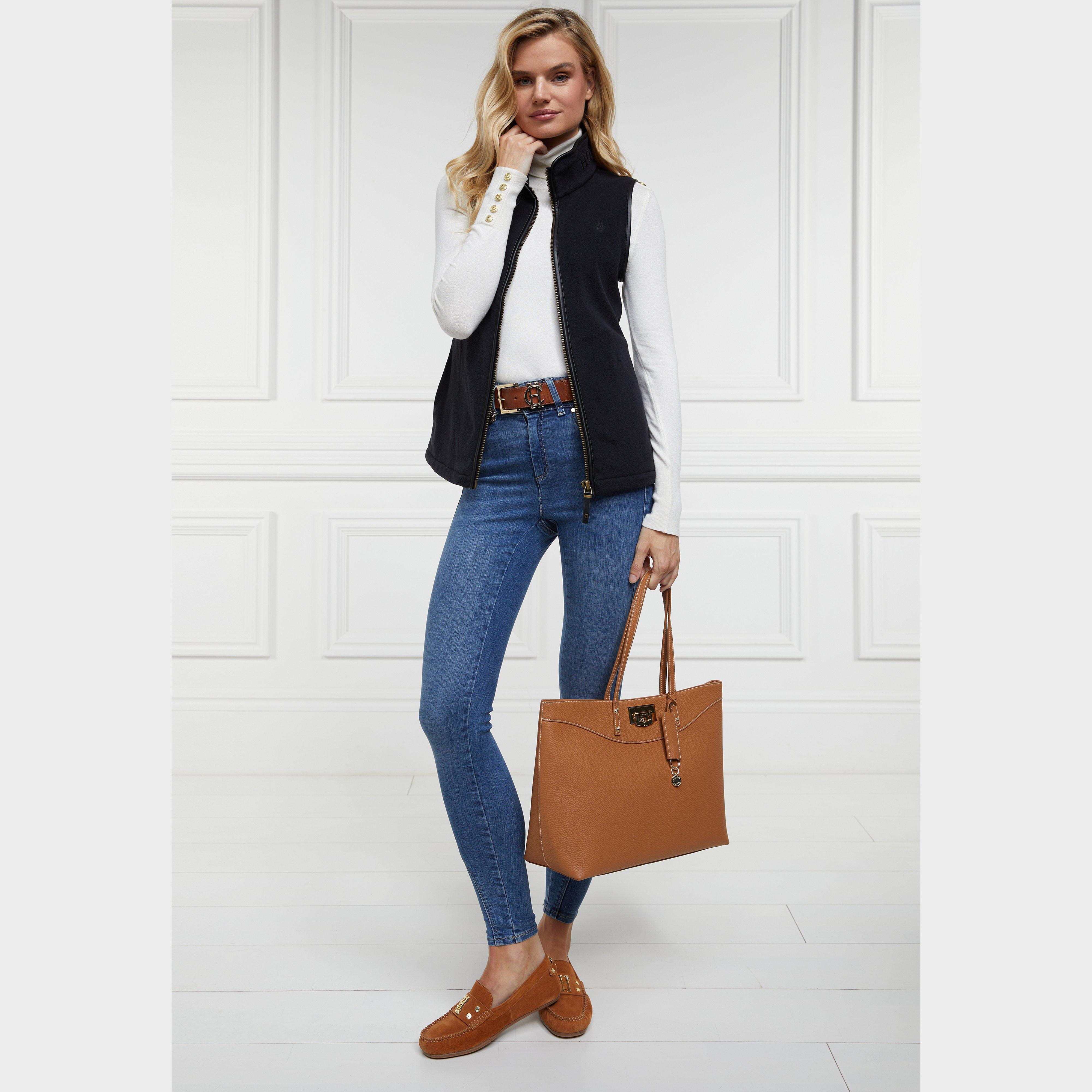 Womens Country Fleece Gilet Black