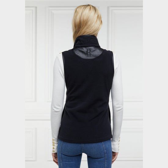 Womens Country Fleece Gilet Black